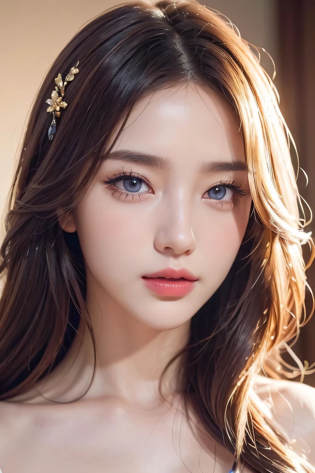 high quality work，Realistic artwork，Ultra Premium Graphics，8K HD CG Works，High quality graphics，High-definition and elaborate CG work，10x pixels，Ultra-fine detail：1.1，Advanced Technical Details：1.1Realistic photo effects，Indoor lighting effects：1.5，Natural soft light：1.5. Light effects（Virtual Light Effects：1.8），Ultra-high resolution，Shiny Dress，Silver long hair，Silver Hair，Transparent Hair，Hair with attention to detail（High quality hair detail：1.1）Clear Eyes，Double eyelids are beautiful，Sharp eye makeup, Creates exquisite eyelash makeup, Thin eyebrows, Very fine eye，High nose, Beautiful red lips, Rosy Cheeks, Delicate makeup applied , Pretty face, The face shape is perfectly balanced,（Advanced Face Detail：1.1）tmasterpiece), (realistically, RAW photogr, Best quality at best:),[:(The detail on the face:1.2:0.2] , Nice face, (Realistic face), (the detail), Lilac hair color looks great，He wears a purple garland on his head，photorealistic eye，The detail of the eyes is nice，Sexy red lips，Violet flowers clean and refreshing background（real face real skin），The beautiful skin，purple dress，Romantic purple atmosphere，Ultra-high resolution，超real photograph，The content is very detailed，the golden ratio、The graphic style iixing watercolor and digital illustration techniques、Evoke the exquisite beauty and charm of tmasterpiece, Super the detail, Ultra-high resolution, (real photograph), High Definition RAW Color Photography, Extremely Delicately Beautiful, The content is very detailed,extremely detailed eye, highlydetailed skin,Highly detailed nose, The mouth is very detailed, perfect anatomia,Perfect NwsjMajic，，The content is very detailed，rich colourful，the highest detail，offcial art，ultra - detailed，The beautiful，tmasterpiece，Best quality，，Women artwork，Dress full body video，Realism，Great cleavage，Your eyes are shining brightly today，Wearing shorts，Beautiful legs
