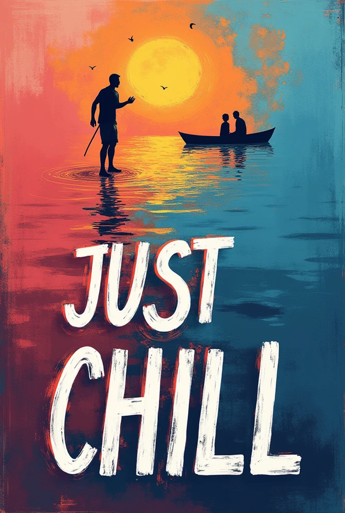 Cover photo designed with text which is 'JUST CHILL'