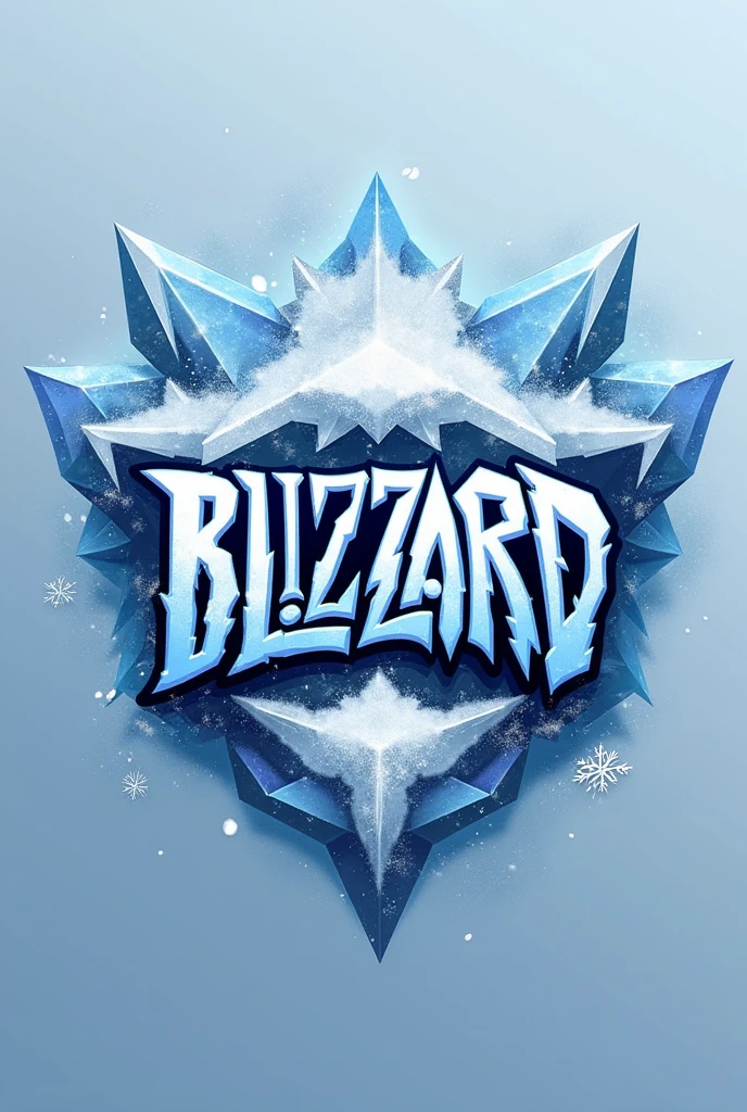 A logo for a team written blizzard