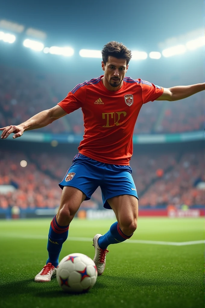 A footballer