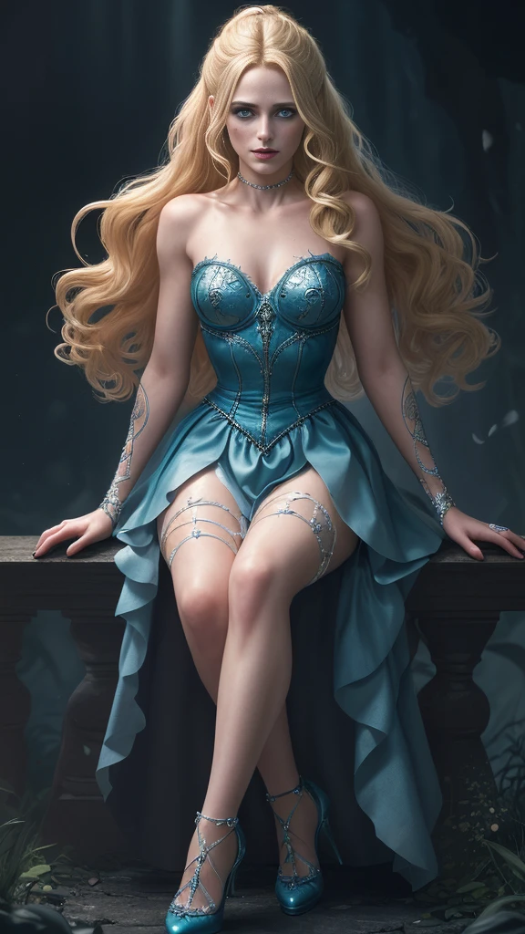 Full body 128k Blu-ray Extreme UHD 64K High quality Harley Quinn with shotgun My attention is drawn to an incredibly beautiful woman with long, wavy blonde hair that falls like waterfalls, full lips and cyan eyes. Her presence radiates elegance and charm, her features perfectly highlighted by the ambient glow. an incredibly beautiful woman catches my eye. Her presence radiates elegance and charm, her features perfectly highlighted by the ambient glow. royal hair style , immersed in happiness, adding a personal and intimate touch to the scene." Rendered in stunning 4K and UHD resolution using Octane Render CGI technology, everything comes to life in a mesmerizing 64K masterpiece, with an aura fascinating and high level of detail, anime fantasy illustration with tears in her dark eyes, beautiful fantasy portrait, beautiful anime woman with blonde hair, 64K, UHD, Ultra HD 64K image, extremely fascinating ethereal light, intricate details, extremely detailed, incredibly detailed. The woman dress a dress on high heels