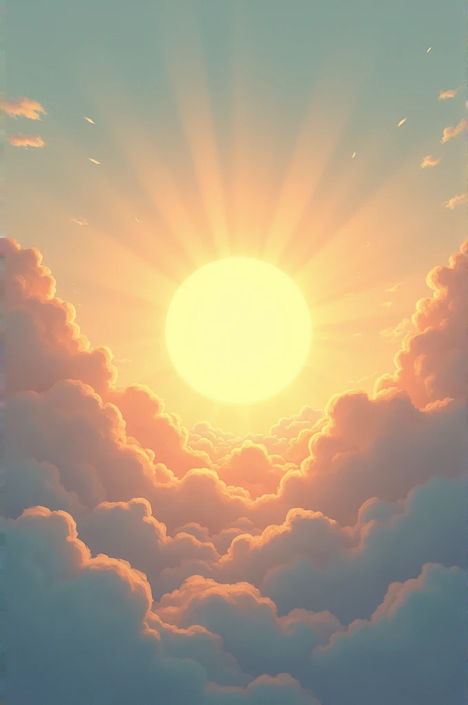 The sun sleeping