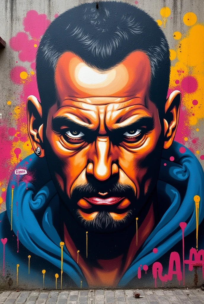 Anselmo em graffiti