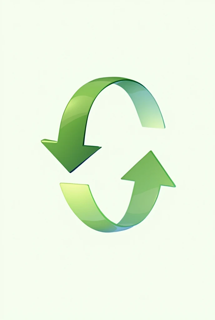 Generate a chat with 2 arrows moving in opposite directions with "Local freecycle network" written.