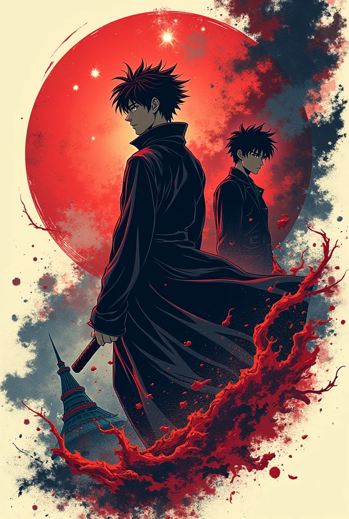 design T-shirt to jujutsu Kaisen