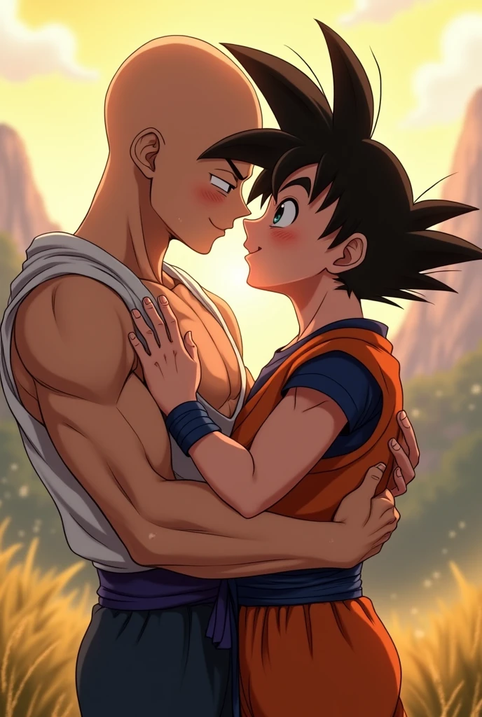 saitama kissing goku
