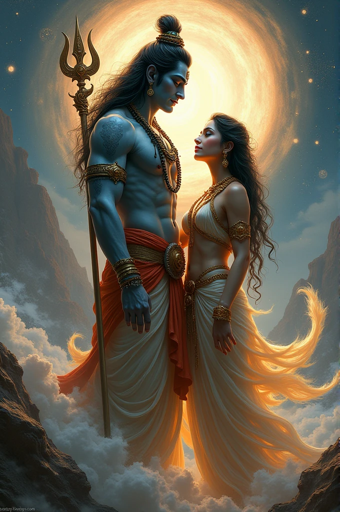 Lord siva with godess parvat3