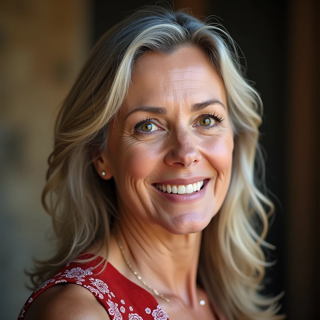 Beautiful mature woman 60 years old, American woman