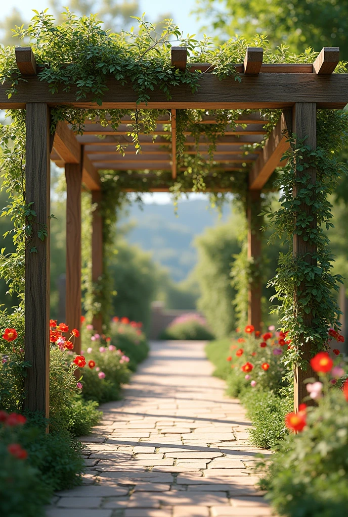 Pergola perspective images 