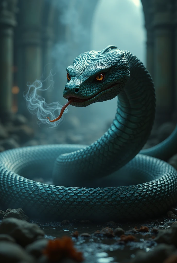 Smoking snake