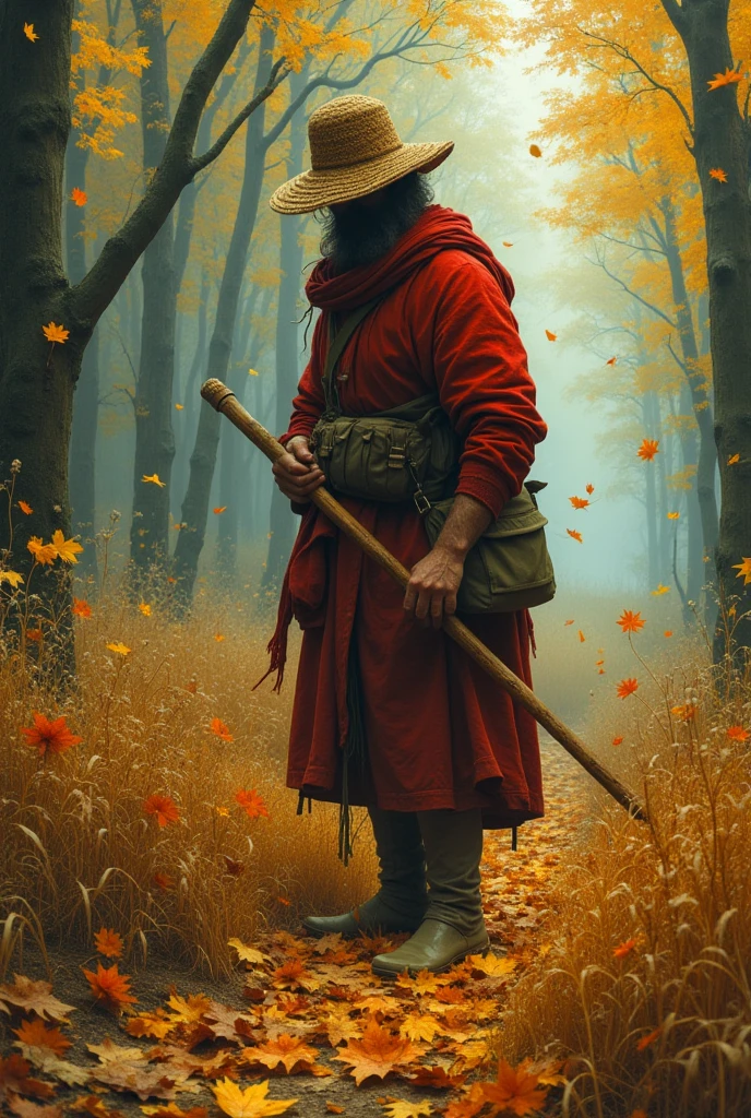 "What are you gathering leaves, girl? Man, I am a man-gatherer.
All the wounded and dead people open their boxes and pour them on the streets.
Crippled--yet virtuous flower: I reap them--I reap sorrow!
Nothing else? But-- there are many more colorful foliage,
My leap fell upon Manvantar's death-seed,
Aimless red mineral!
Everyone is wet for my sake, everything is a matter of self-interest,
All is pure pain
In their other cool, I will sweep them in another wind
As in the threshing-floor of the threshing-floor