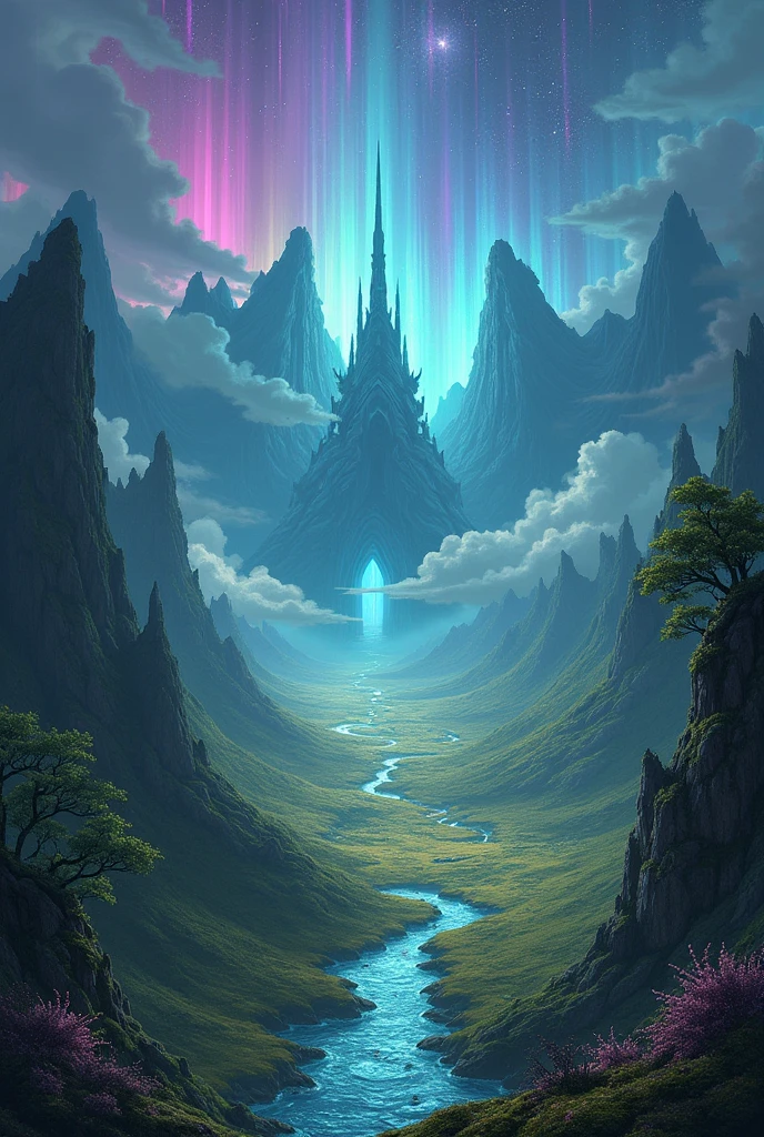 Nirashima est un monde parallèle constitué de paysages variés et fantastiques. On y trouve des forêts luxuriantes peuplées de Myrmisylves, des montagnes imposantes habitées par des Écoracs, et des plaines mystérieuses avec des structures rocheuses étonnantes. Les paysages sont souvent baignés de lumières éthérées, avec des aurores boréales créées par les Voilelumis. Ce monde est également parsemé de zones plus sombres et inquiétantes, dominées par les Rêvombres et les Masques de Lamentation.