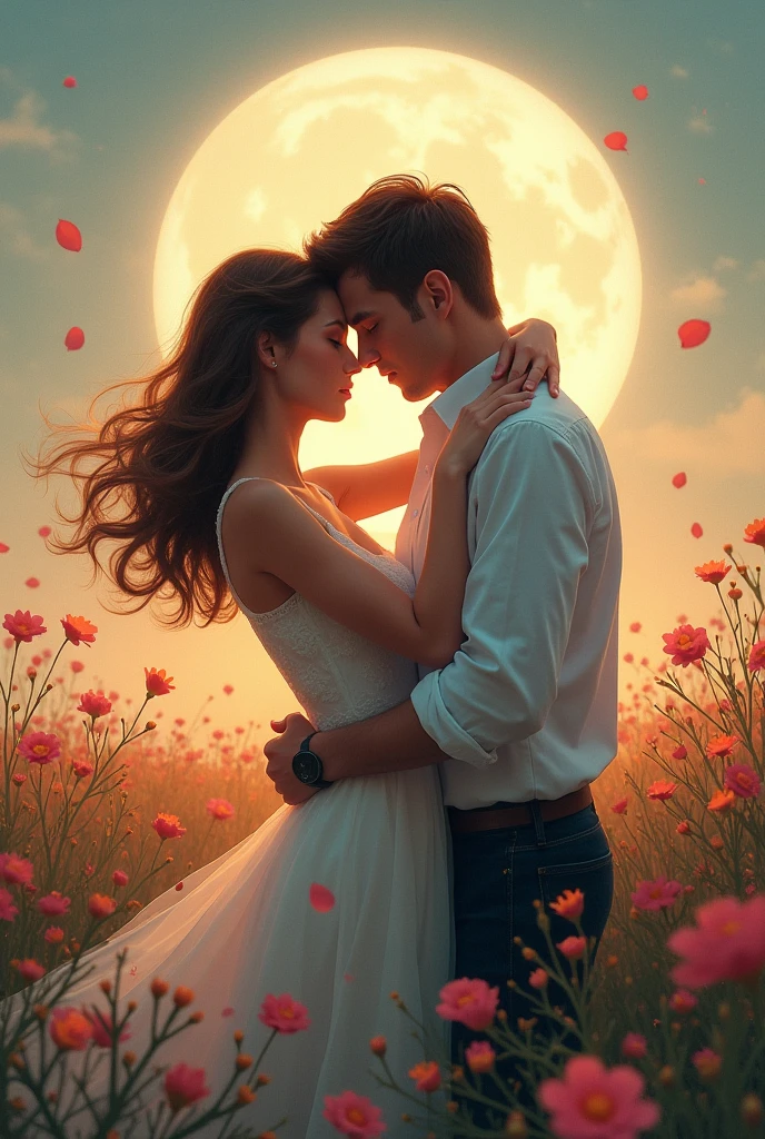 Create a cover for a song called falling love
