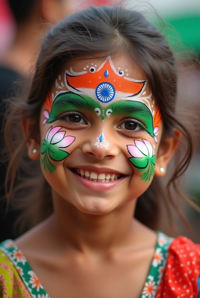 15 august face painting image
