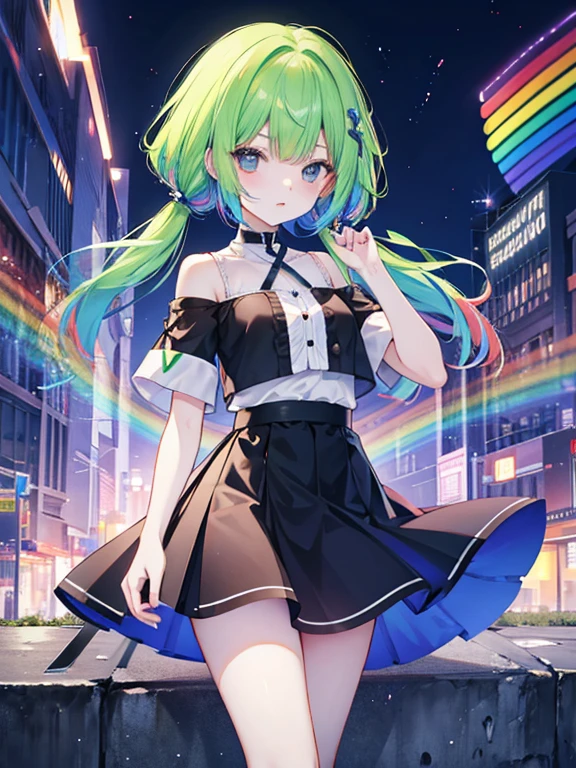 Android Rainbow Hair skirt