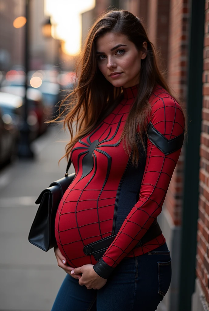 Spider-Man pregnant girlfriend 9moth