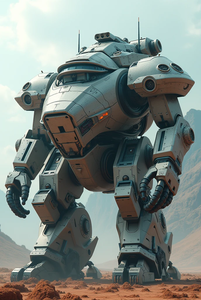 concepte de ville contenue dans un char blindé du futur, concepte imaginé par une IA, blindage très futuriste et détaillé, blindage formé par de multiples canons sur tourelles et de pinces mécaniques, recouvert de haute technologie, conception sublime, hyperréaliste, très détaillé, masterpiece, 8k, 16k, paysage futuriste