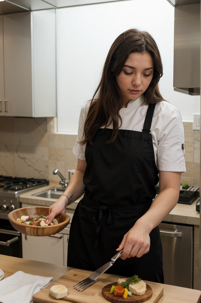 (chef-d'œuvre: 1.3), (haute résolution, ultra-détaillé: 1.2), roumanir, (((Vilnius))), une superbe femme blonde se tient debout, mettant en valeur son élégance et sa beauté. ((Sa tenue est un mélange captivant d'un haut vert et d'une jupe rouge)), Un sourire enjoué orne, ((ses traits alors qu'elle pose devant le décor pittoresque de la cathédrale de Vilnius et de la tour de Gediminas)). L'image photoréaliste, capturé avec brio pendant les heures dorées, y compris les yeux scintillants et le chiot réaliste