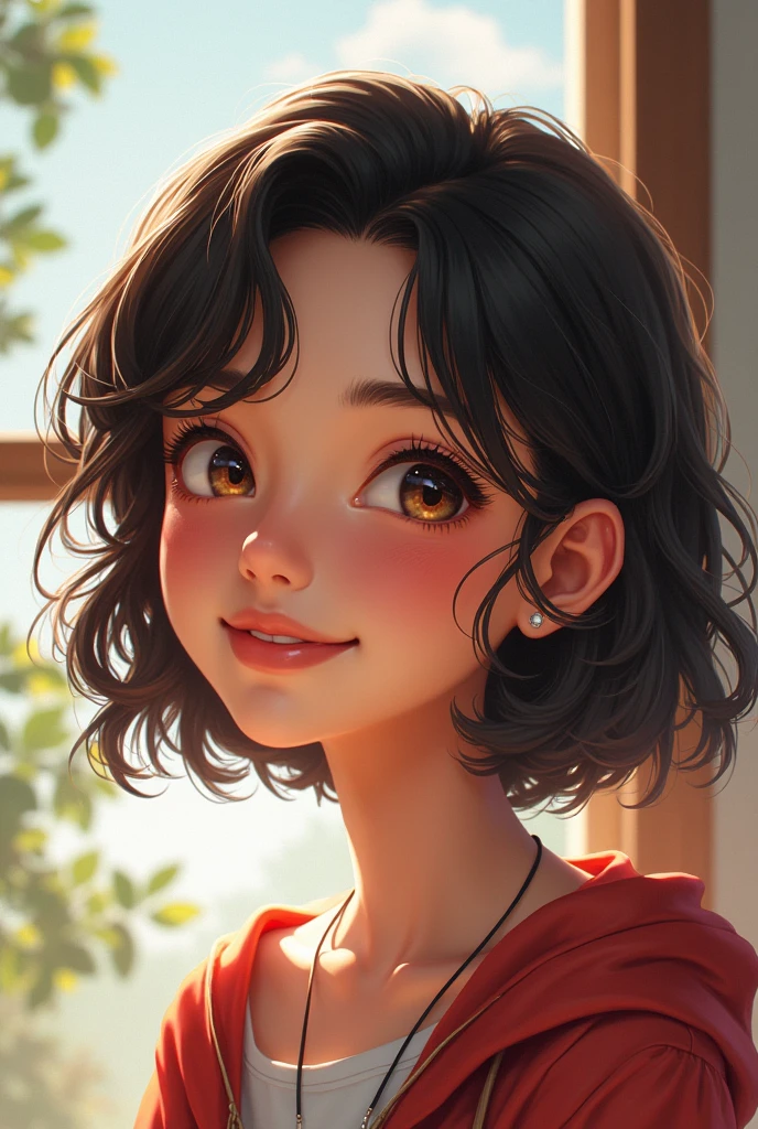 High school female　Character portrait

