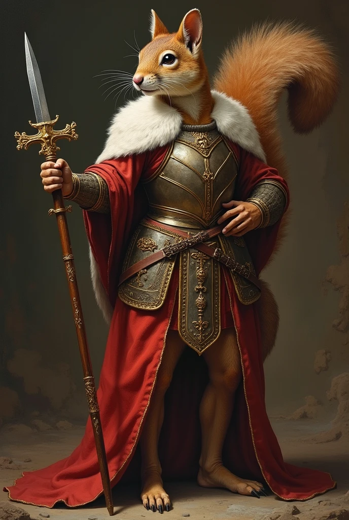 Queen of the year 415 AD.c. 
WARRIOR SQUIRREL