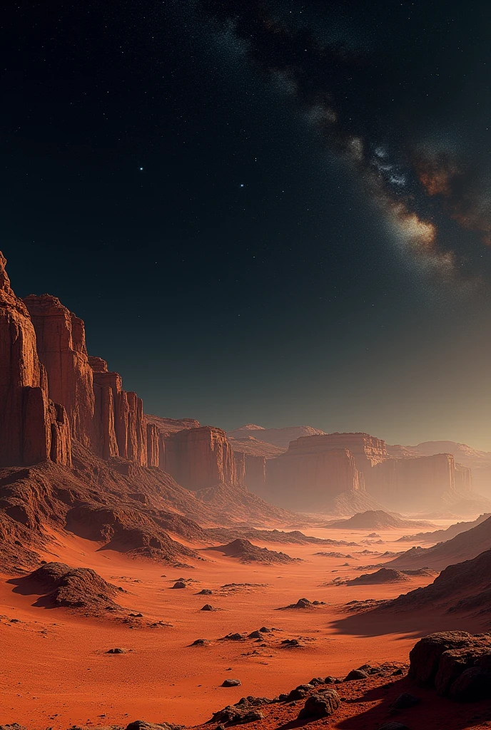 Space photos of mars and stars