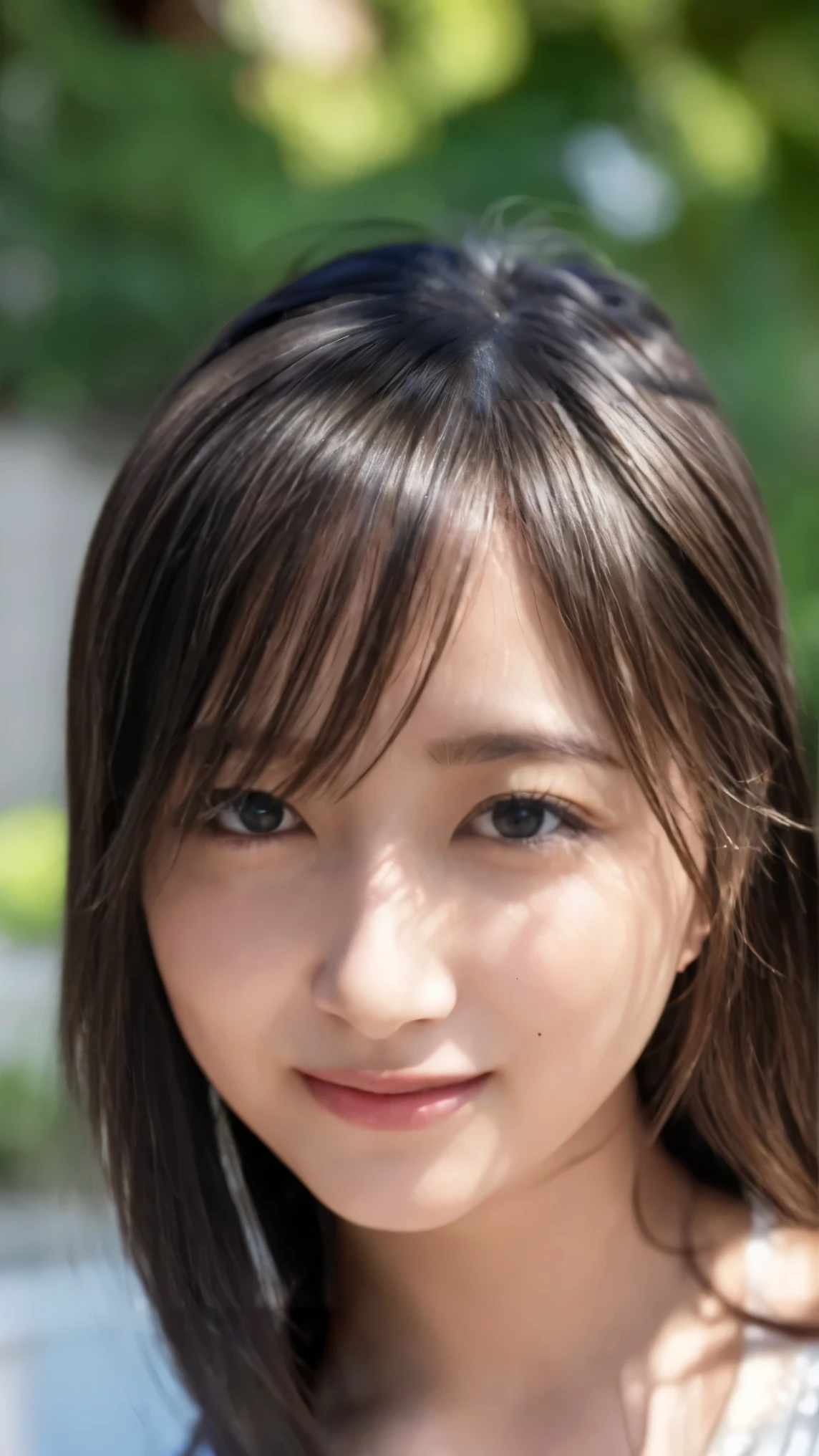 Everything modern:1.66, Cute Japanese Women Photos, smile, 20-year-old, Oil and hair palm for one-length straight hair:1.55, (photo Realistic:1.4), (hyper Realistic:1.4), (Realistic:1.3), (Smoother lighting:1.05), (Improving the quality of cinema lighting:0.9), 32K, 1 girl,20-year-oldの女の子, Realistic lighting, Backlight, The light shines on your face, Ray Tracing, (Bright light:1.2), (Improvement of quality:1.4), (Highest quality Realistic textured skin:1.4), fine grain, Detailed face,(smile:1.0), (Emphasis on face close-up:1.3), (Enhances the beauty of skin texture:1.1),((Extremely precise and accurate anatomy:1.0)), (Enhances the beauty of skin texture:1.1), Clean and glowing skin, mesh, thin:1.2, (Realistic:1.3), Realisticなライティング, (Smoother lighting:1.05), 32K, One Japanese woman, fine grain, Detailed face, (Film Grain:1.1),(Accentuates body lines:1.1), High resolution, Natural look, Kind eyes, Improves hair quality, Delicate light and shadow, Transparent muscles, Graceful pose, Beautiful Eyes, Sharp details, Soft light reflection, Beautiful contours, Delicate skin tone, Fine hair texture,Cute Japanese Women Photos,