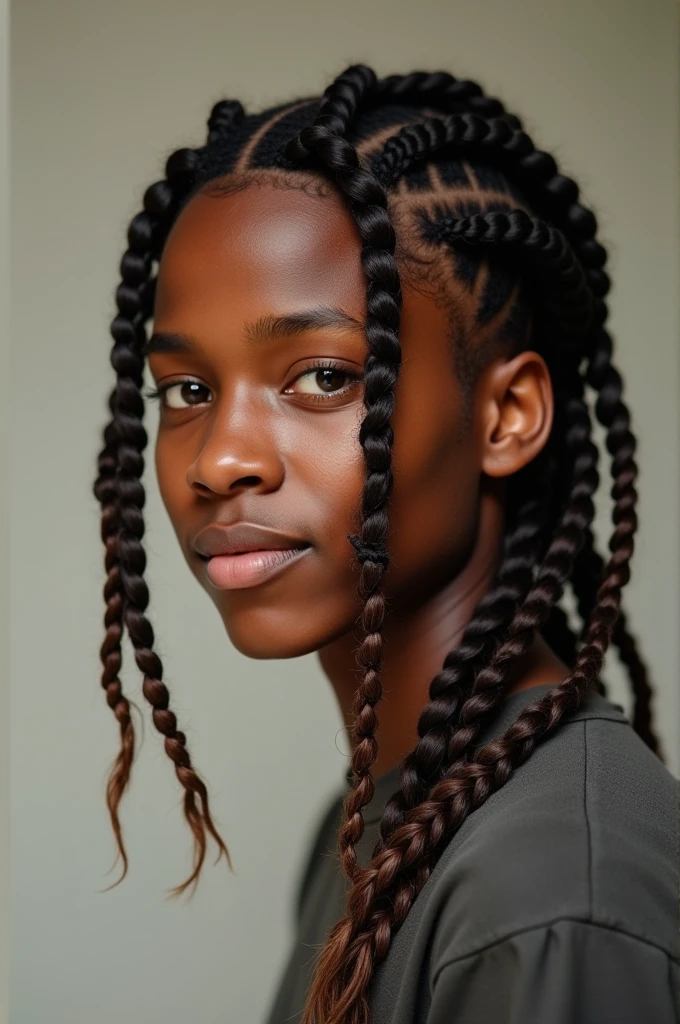 21 yr old black boy with braids 