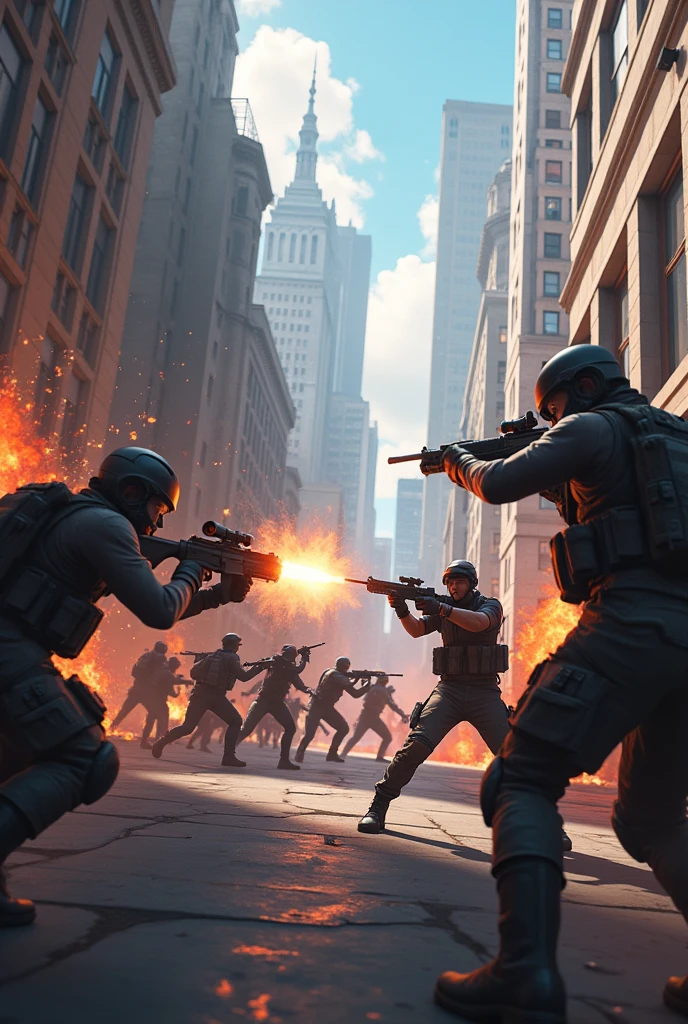 All eyes on free fire