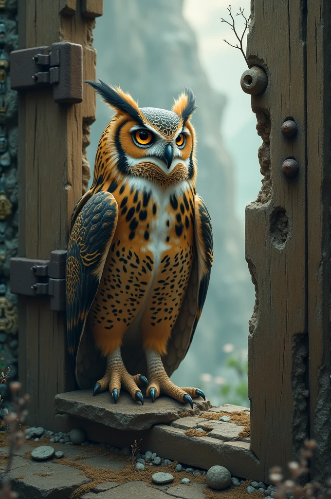 The Owl and the Broken Door