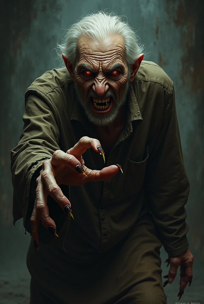 A dirty, horny, ugly old man