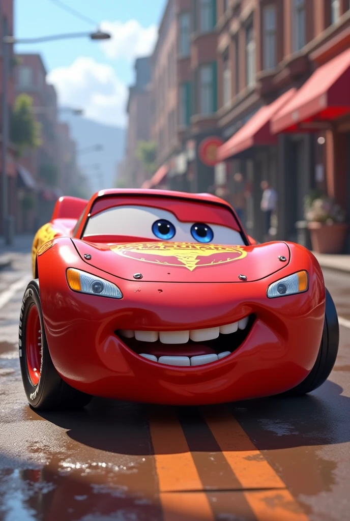 Lightening McQueen having diarrhea