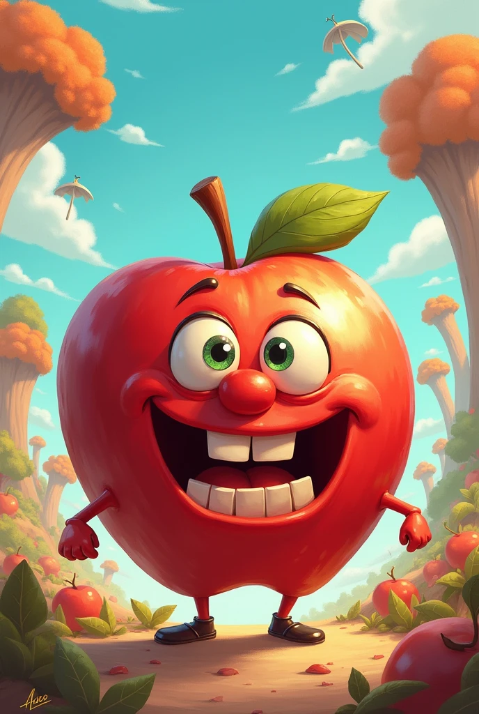 Funy Foods apple