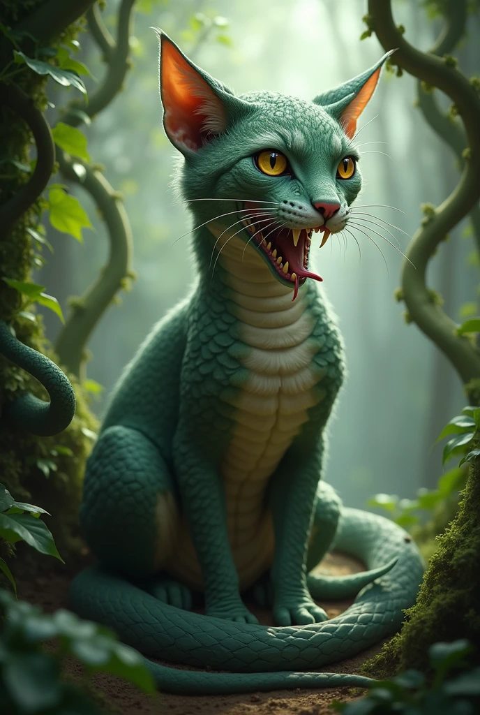 Mix cat and snake