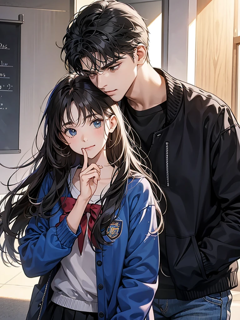 college student couple,shut your mouth, Stationary face