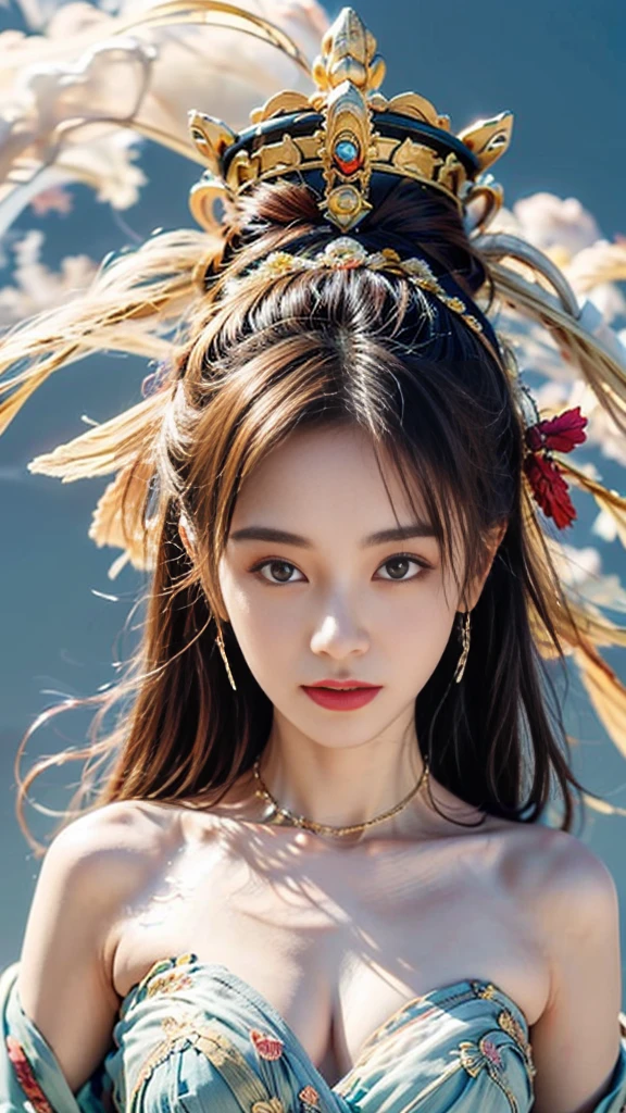 National Science Foundation, Simple lines of flowers, 1 sister, lonely, Hanfu, old_Chinese idols_architecture, flower garden, Blooming flowers, (white smoke:1.Hot reality:1.4), tangled, mandala, weave, official art, Unity8k 벽지, very detailed, It's pretty and beautiful, masterpiece,best quality, (dynamic angle:1.4), glowing skin, (Floating colorful fireworks:1) The most beautiful chaos, elegant, brutal design, vivid colors, Romantic Depth of Field_Dance, Half Turtle_upper part of the body, National Foundation, Chiaroscuro, movie lights,old ancient temple,