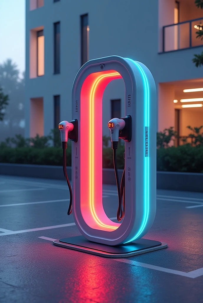 ev charger with combination color