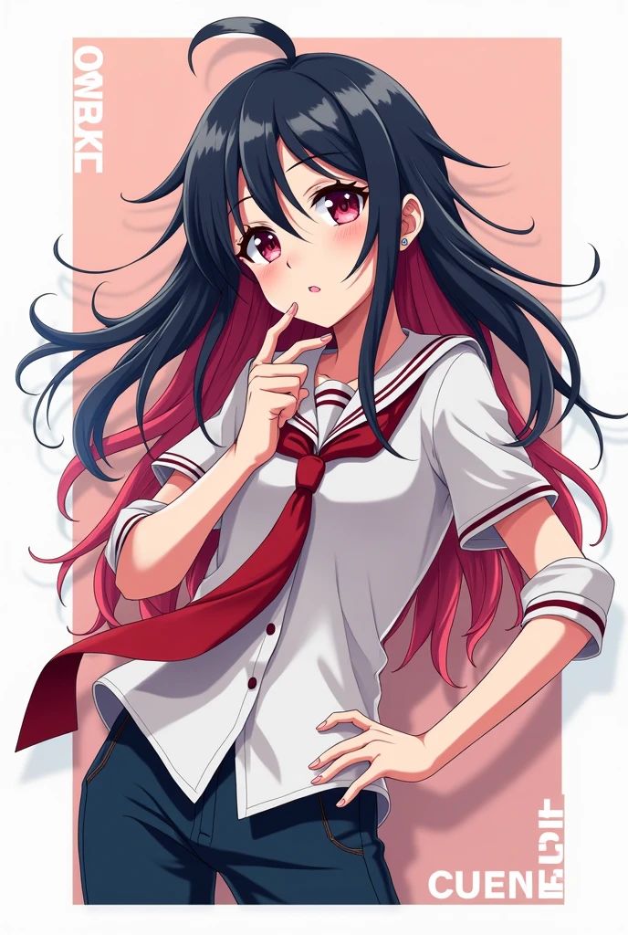 Template in ractangular shape. for a anime YouTube channel. With QUICKCUTEDIT
