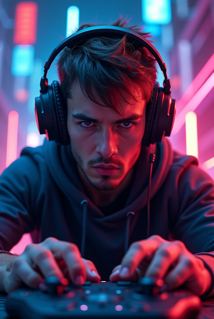 A creative cover photo for a youtube channel, name "Ongoing gaming"