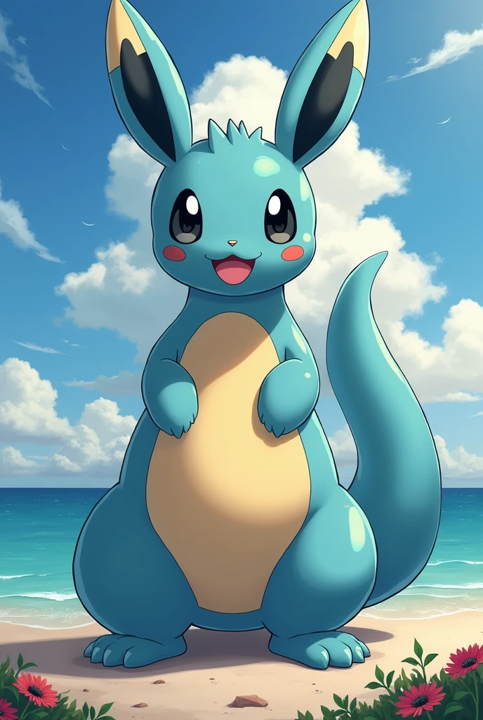 Vaporeon [pokemon], best quality masterpiece, simple art style, sexy, flat chest, buttocks, heart shaped pupils,agachada,ano,vagina,spreading buttocks,sonrisa,despistada,cheerful, ,loliplaya,drawing,face focus,showing anus pose, fat ass,