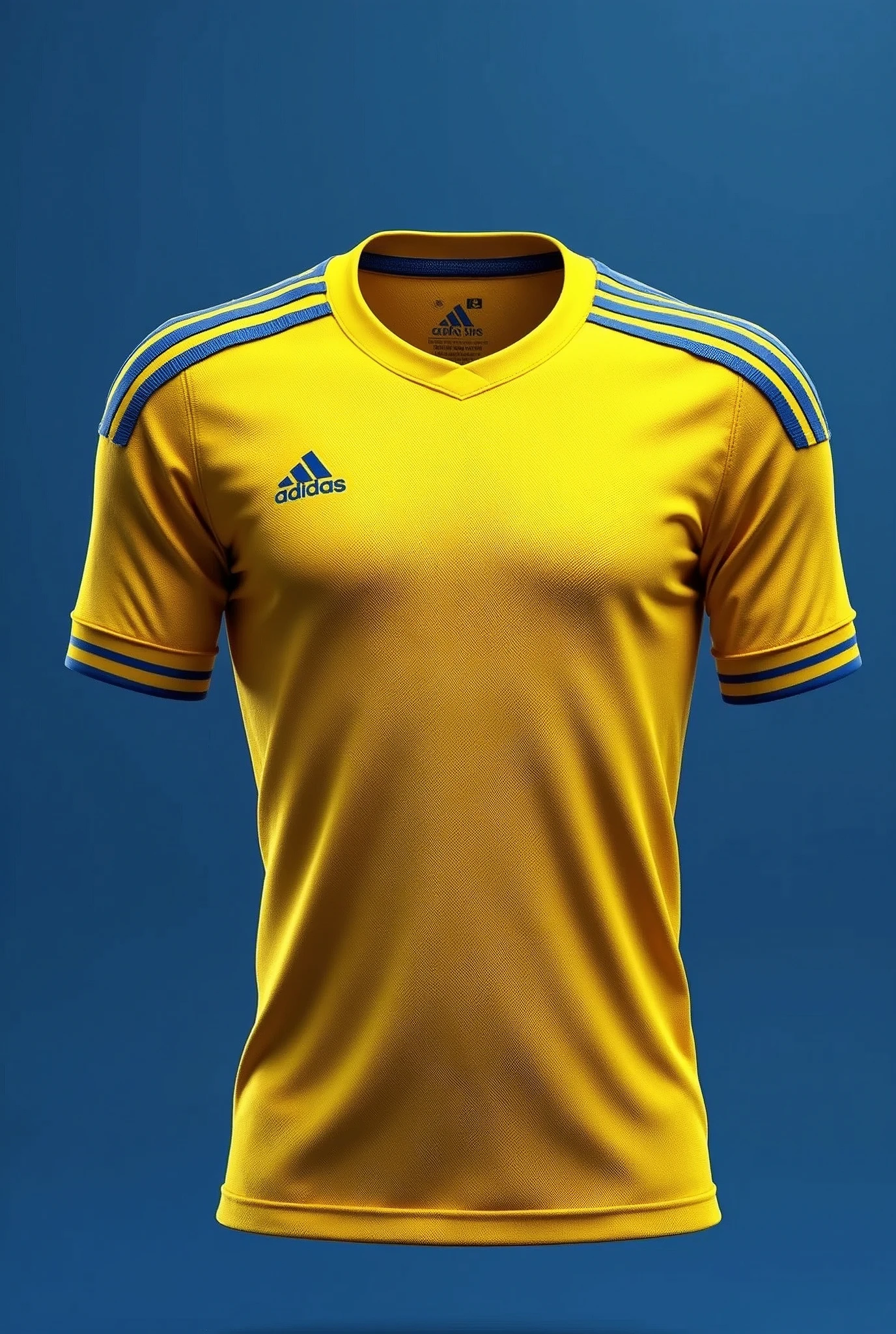 Yellow and blue jersey