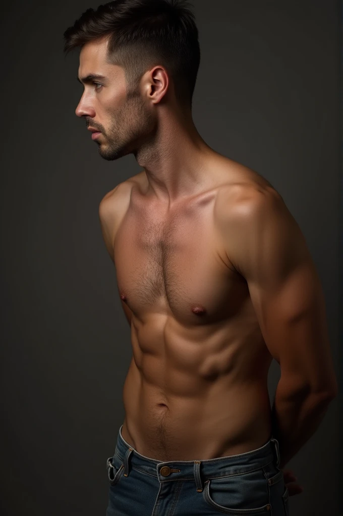man with erection