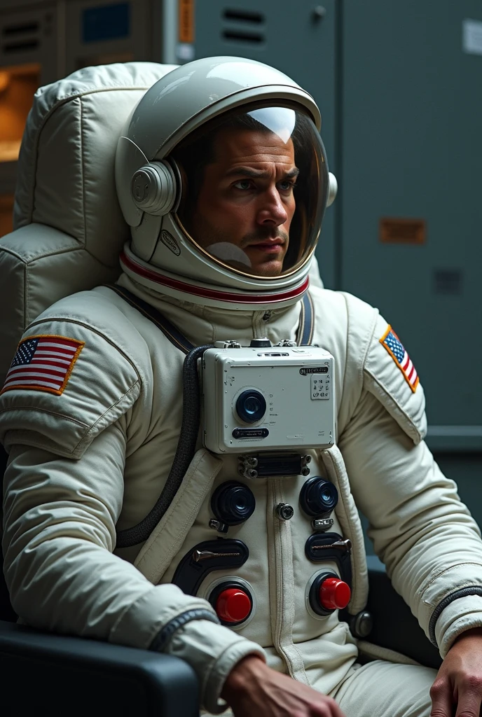 handsome, sad, astronaut, rich