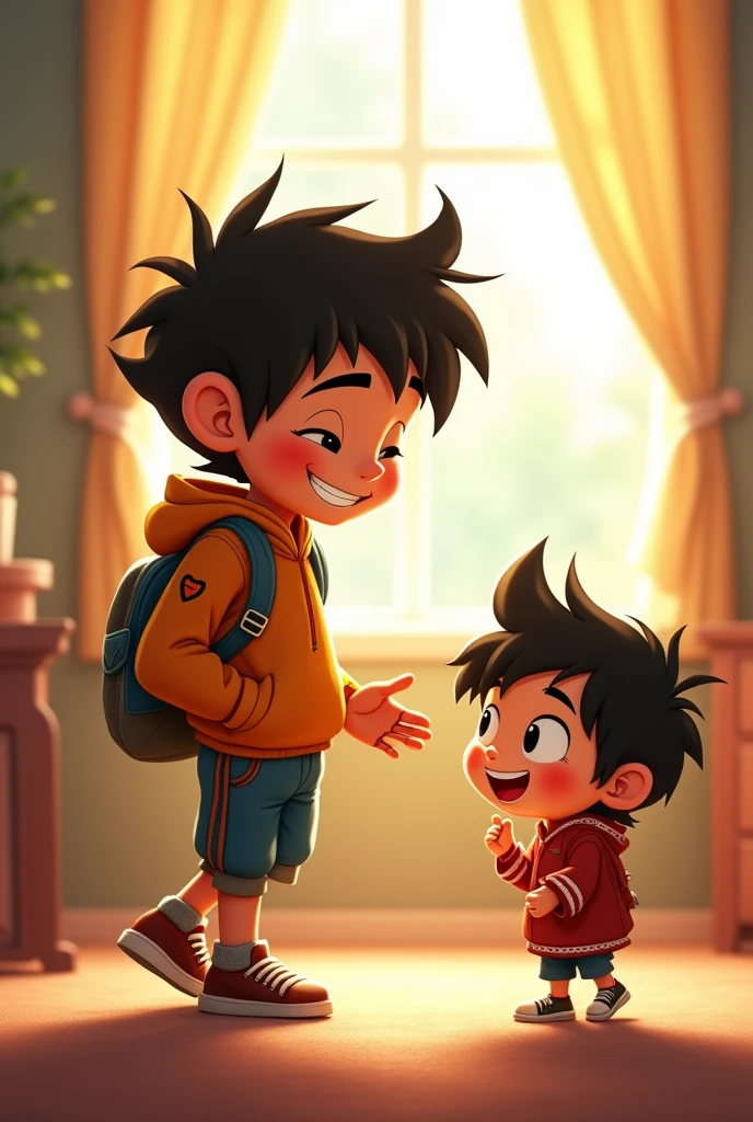 Rohan laughed and said he was just joking. Litil। Boy