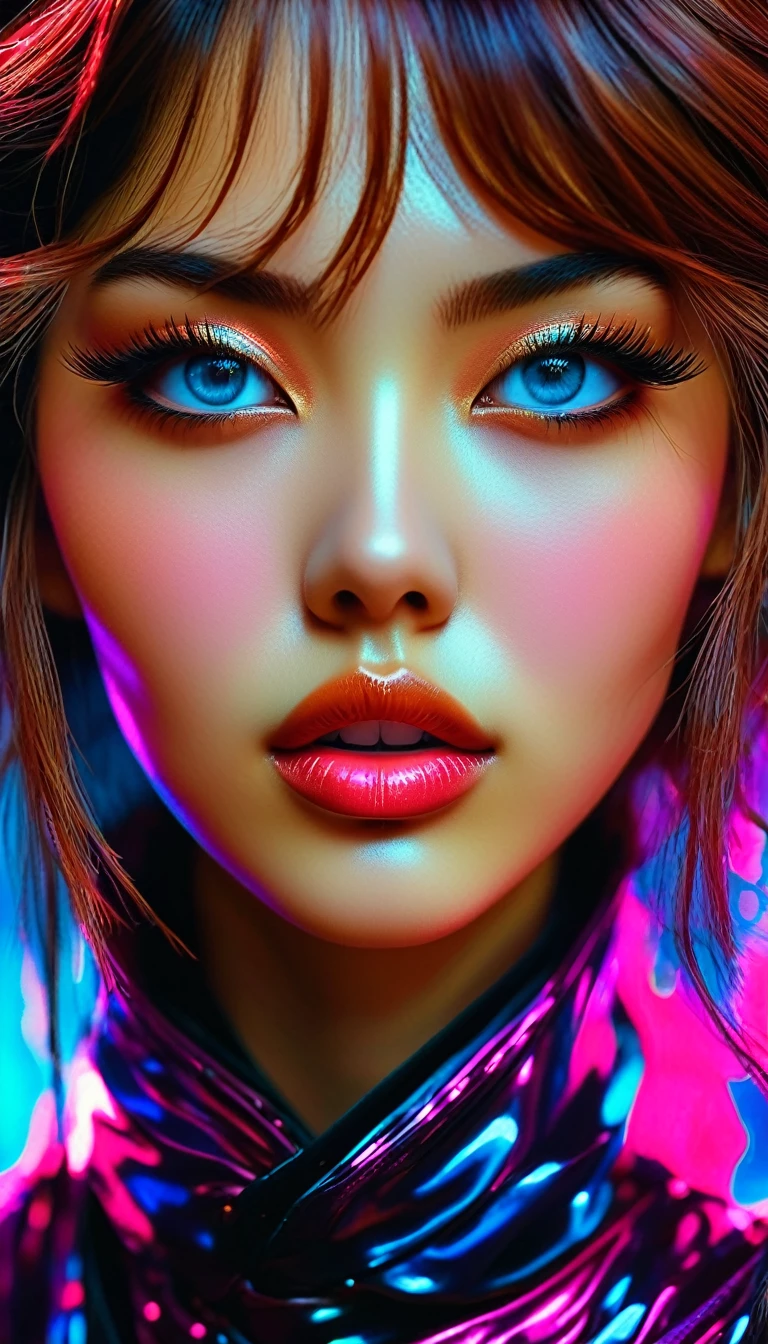 1 girl, ultra detailed portrait of Yori Yagami, hyper realistic, photorealistic, cinematic lighting, dynamic pose, surreal, fantastical, dreamlike, magical realism, intricate details, dramatic lighting, vivid colors, vibrant, atmospheric, mesmerizing, (best quality,8k,8k resolution,hyperrealistic,masterpiece:1.2),extremely detailed eyes and face, beautiful detailed lips, long eyelashes, high-fashion, elegant, mythical, fantasy, dramatic, cinematic, matte painting, epic, stunning, awe-inspiring