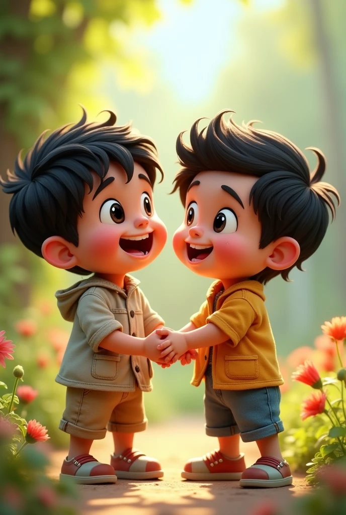 Rohan laughed and said he was just joking. Litil। Boy