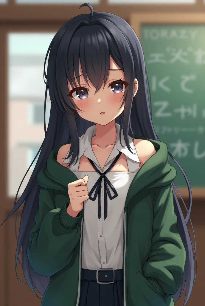 A high school girl is hypnotized by her teacher、Start taking off your clothes、Take off your jacket and look more sloppy