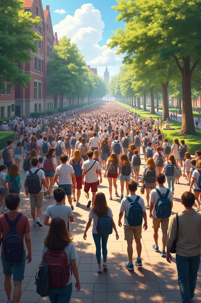 A lot of students