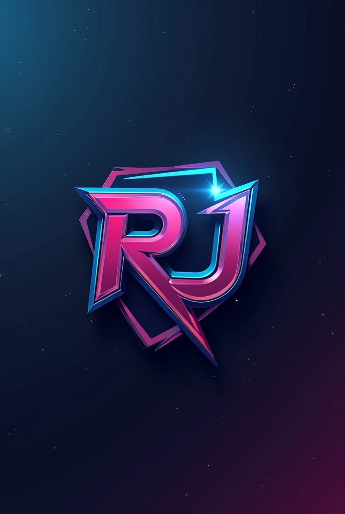 Make a simple gaming logo of RJ Spelling