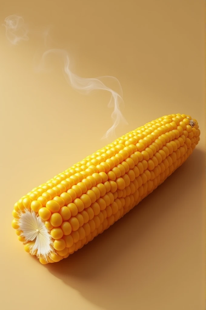 A half eaten roasted corn