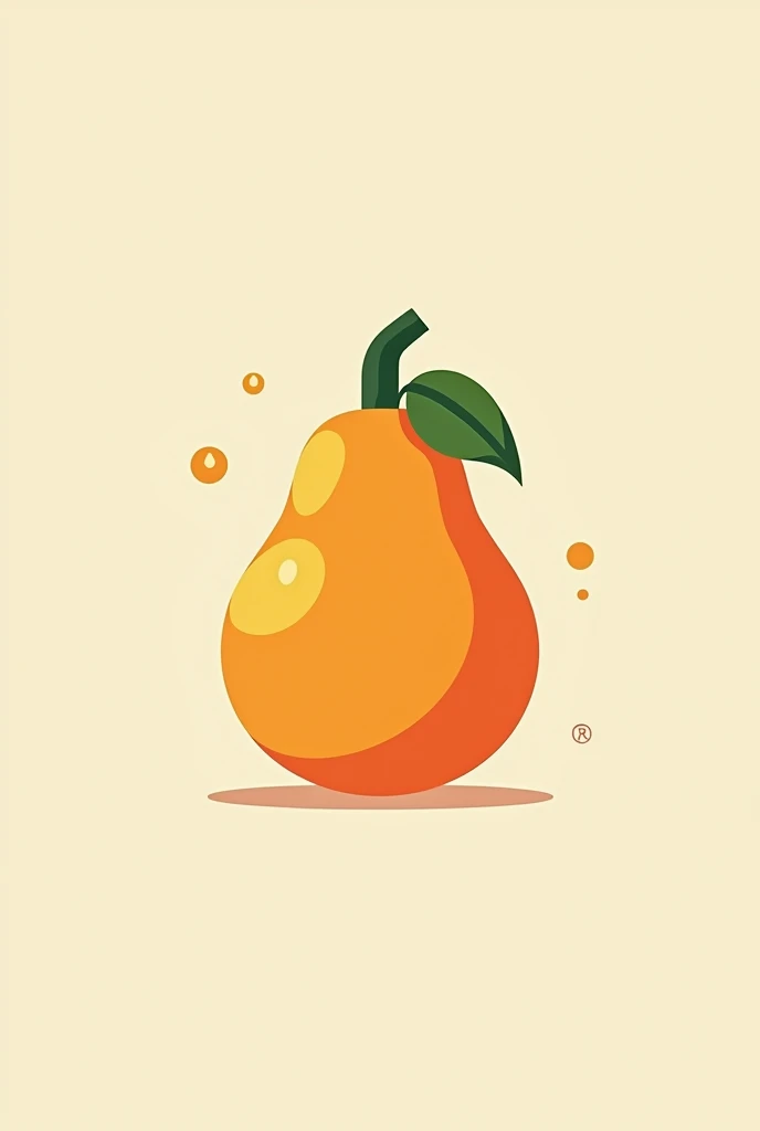 Make a simple and fun shape for logo that using papaya as the main ingredient for soap bar